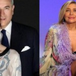 Lamberto Sposini con la figlia Francesca e Mara Venier foto doppia