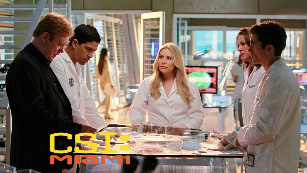 C.S.I. Miami il cast completo in una scena