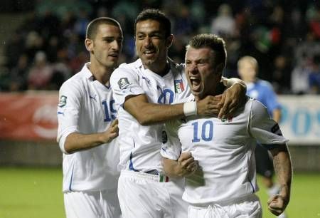 gol cassano estonia-italia