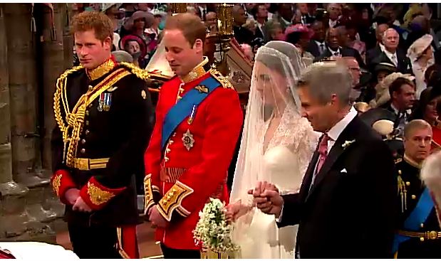 kate e william all'altare