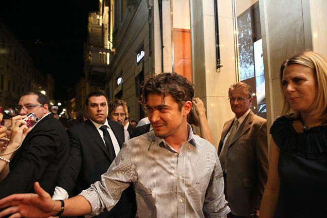 Foto di Riccardo Scamarcio ospite di Paul&Shark per la Vogue Fashion's Night Out