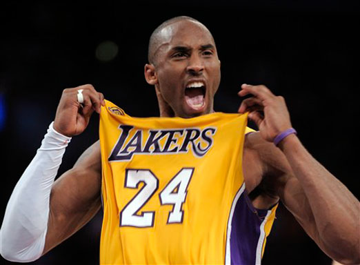 foto del cestista americano kobe bryant