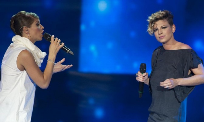 Emma MArrone e Alessandra amoroso annunciano il duetto