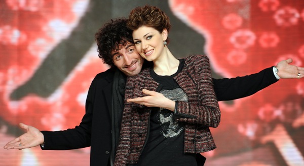 La coppia Claudia Andreatti con Samuel Peron