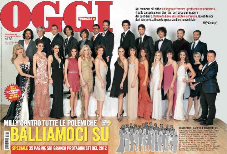 Ballando con le stelle RaiUno Copertina Oggi