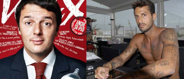 Fabrizio Corona e Matto Renzi
