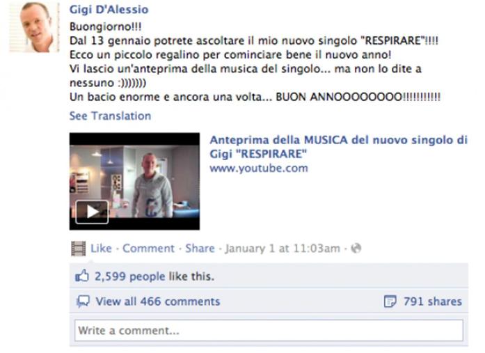 Festival di Sanremo Gigi D'alessio Loredana Bertè