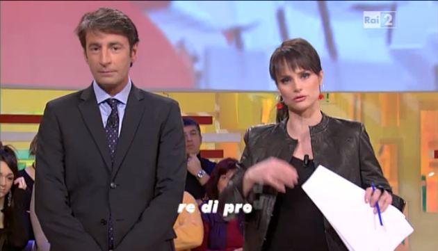 Milo Infante e Lorena Bianchetti Italia Sul Due Rai2 Foto
