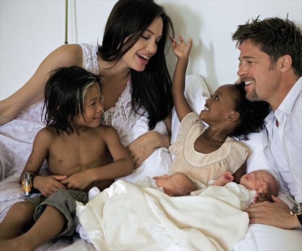 Angelina Jolie e Brad Pitt Foto