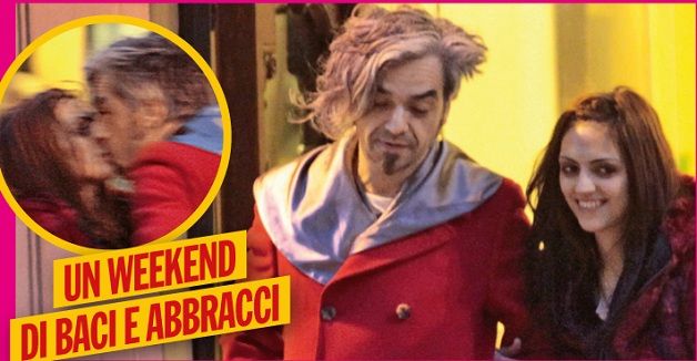 il giudice morgan in compagnia della concorrente di X Factor Jessica Mazzoli