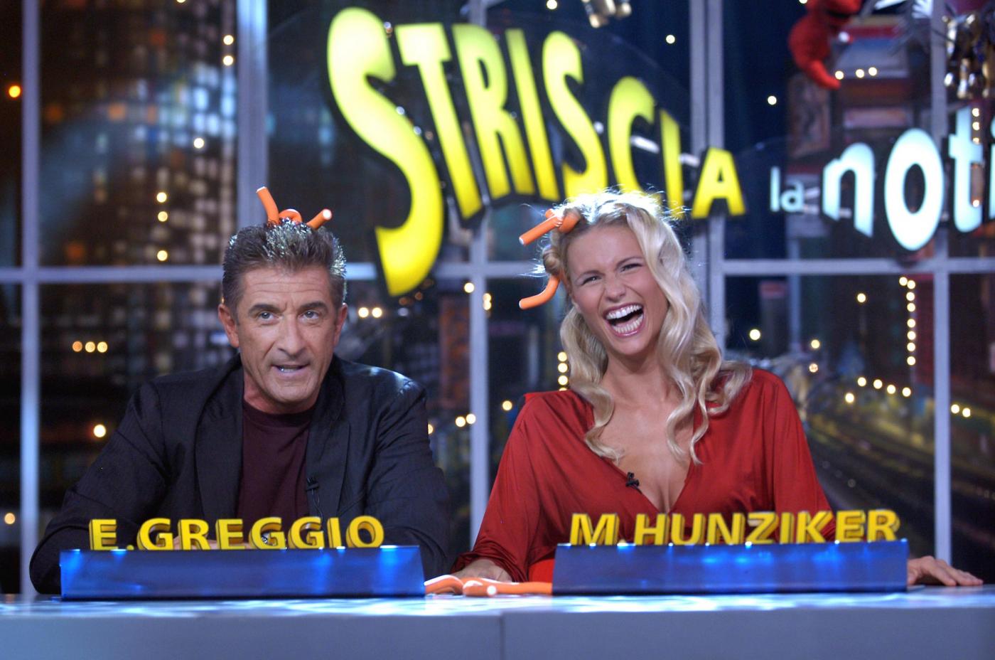 Michelle Hunziker Ezio Greggio