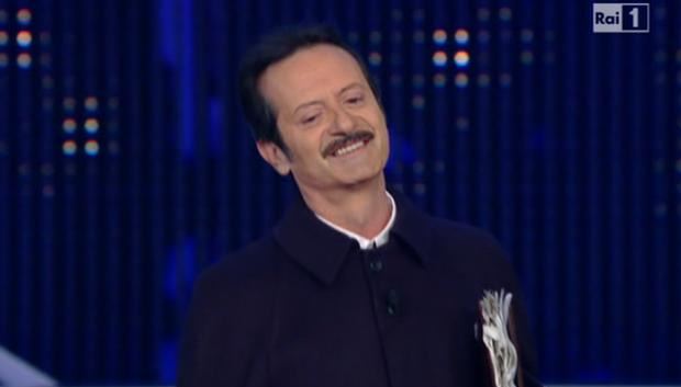 Foto di Rocco Papaleo a Sanremo 2012