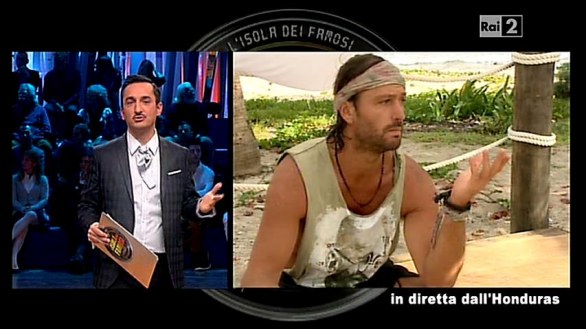 rossano rubicondi in diretta dall'isola dei famosi 2012