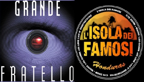 Foto logo Grande Fratello e Isola dei Famosi