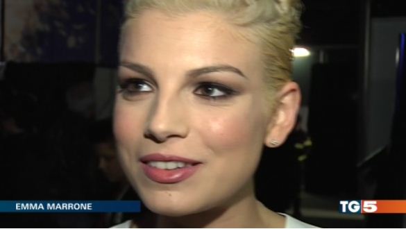 Foto di Emma al Tg5