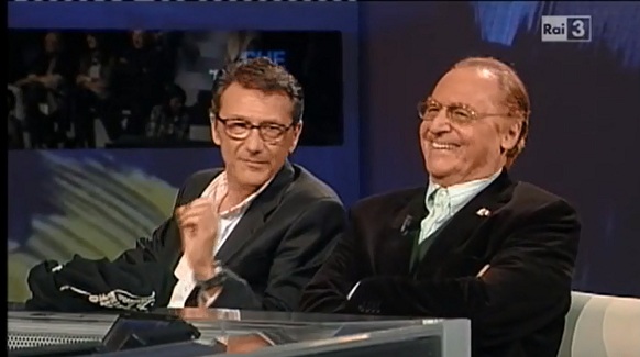 Che tempo che fa ospiti di Fabio Fazio Renzo Arbore e Gegé Telesforo
