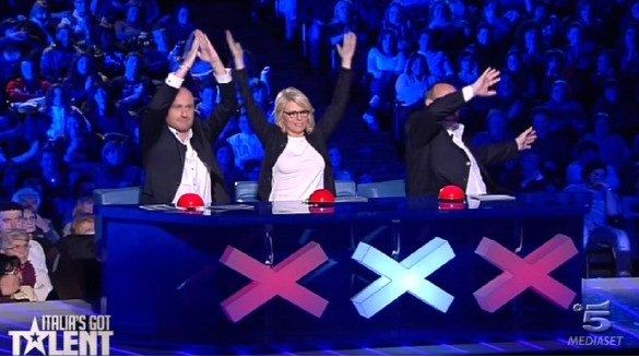 Foto della giuria di Italia's got talent finale del 10 marzo