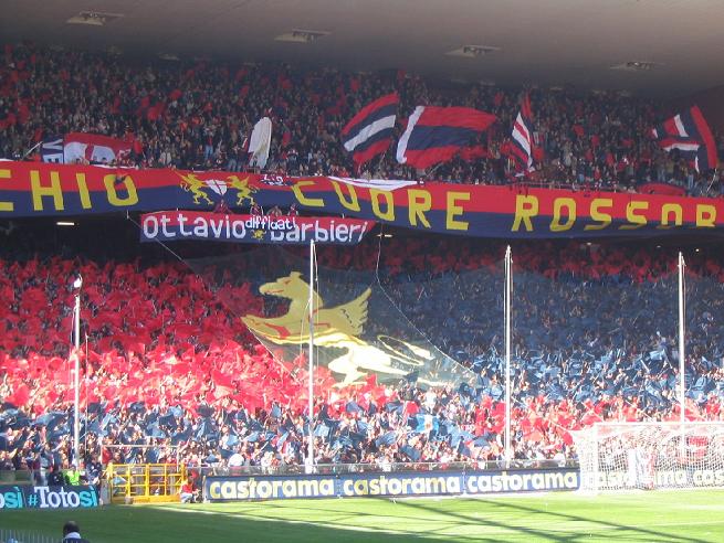 Genoa-Siena 1-4, disordini in campo, tifosi infuriati