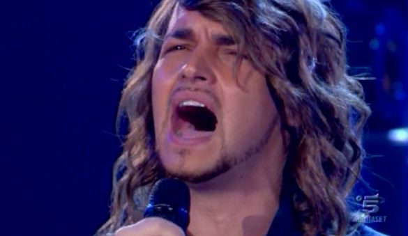 Foto di Valerio Scanu ad Amici 11