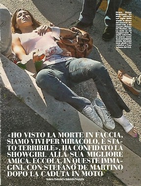 Belen Rodriguez incidente foto su Chi