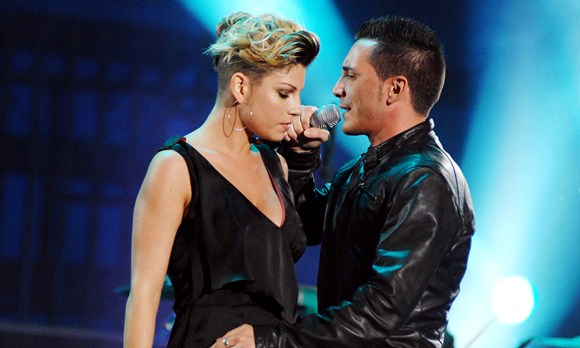 Foto Emma Marrone e Francesco Silvestre