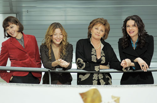 foto sul set di caterina e le sue figlie 3