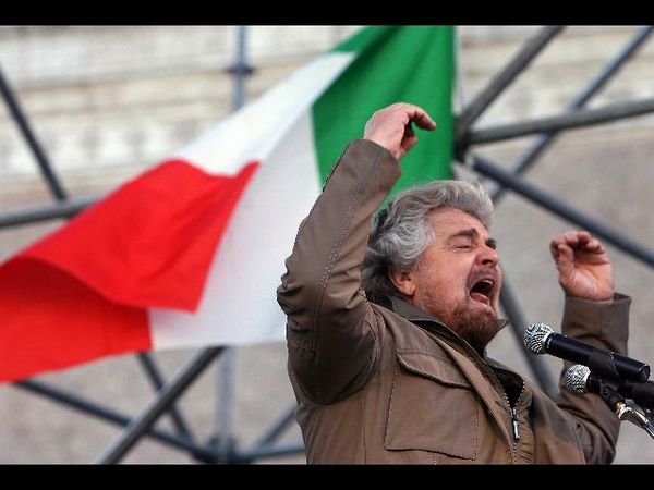 Beppe Grillo, avanzata alle elezioni amministrative