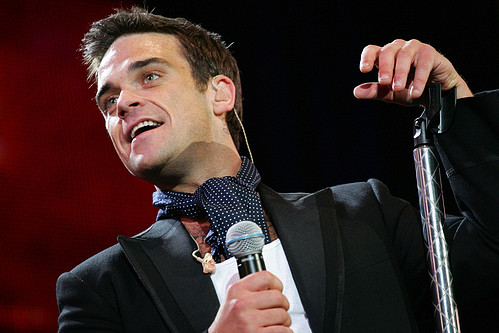 foto del cantante robbie williams