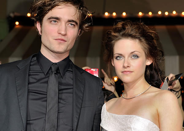 Gli attori Robert Pattinson e Kristen Stewart