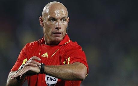 Howard Webb arbitra Italia - Croazia