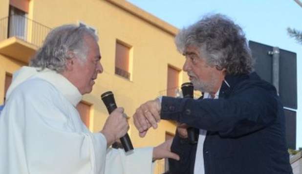 Grillo interrotto dal parroco