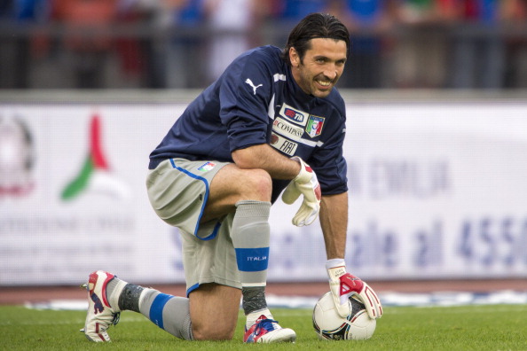 foto del portiere gigi buffon euro 2012