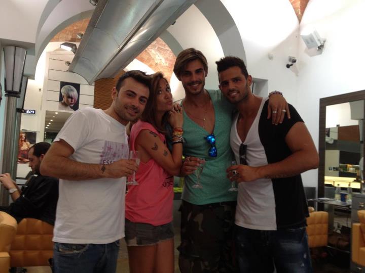 Francesco Monte in compagnia di Alessio Lo Passo e Caterina Siviero