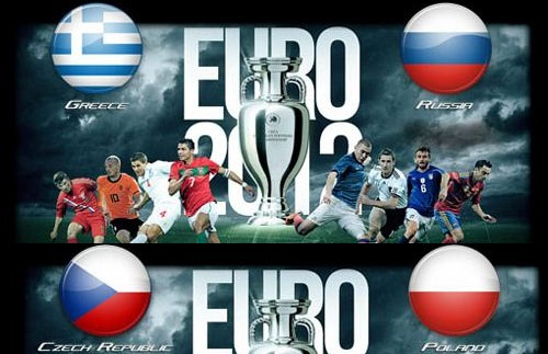 Foto di Grecia-Russia e Repubblica Ceca Polonia Euro 2012