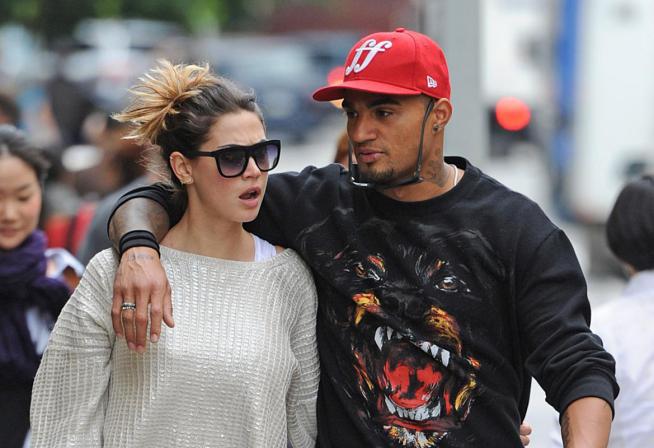 La showgirl Melissa Satta e il calciatore Boateng