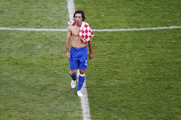 Andrea Pirlo in Italia-Croazia