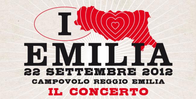 Italia loves Emilia logo concerto beneficenza