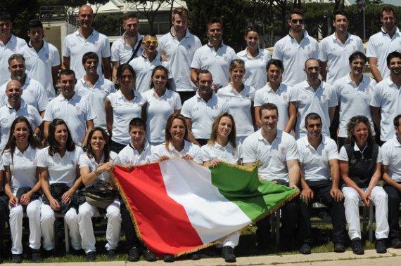 Foto Squadra Italiana Olimpiadi Londra 2012
