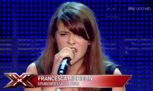 Foto di Francesca Michielin a X FACTOR 5