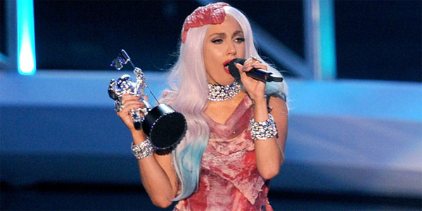 lady gaga vestito di carne plagio fotografo italiano