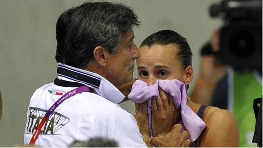 Foto di Tania Cagnotto a Londra 2012