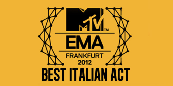 MTV EMA 2012 Best italian Act logo