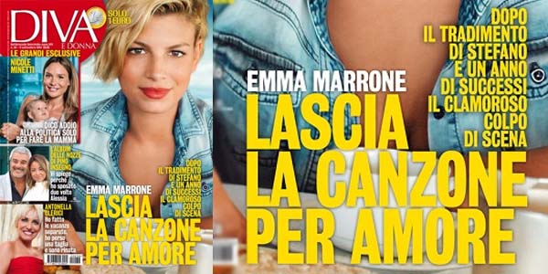 emma marrone abbandona la musica intervista copertina diva e donna