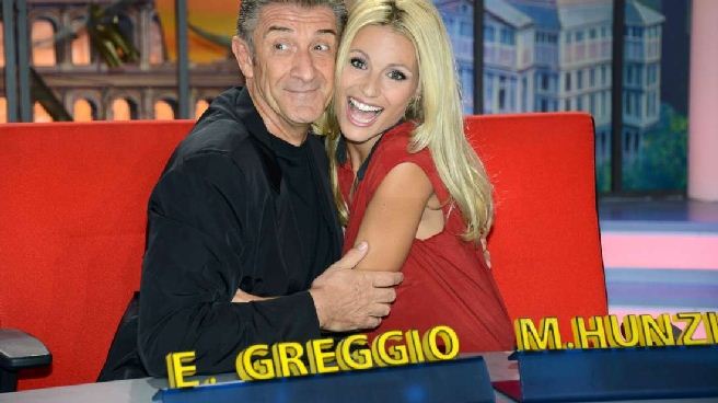 Foto di Ezio Greggio e Michelle Hunziker conduttori