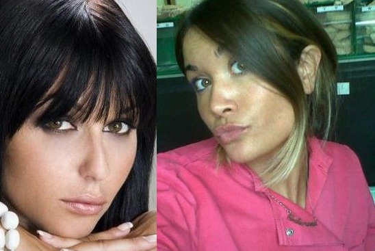 Foto di Pamela Compagnucci che attacca Caterina Siviero