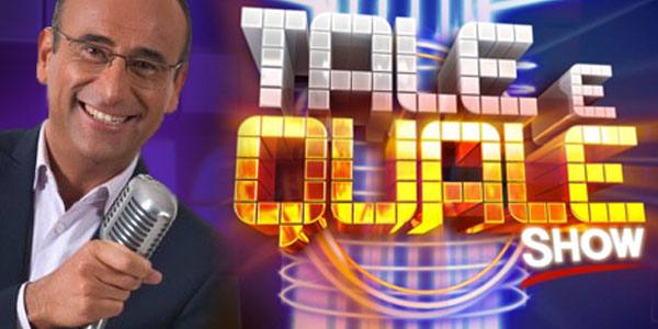 tale e quale show logo carlo conti seconda edizione raiuno