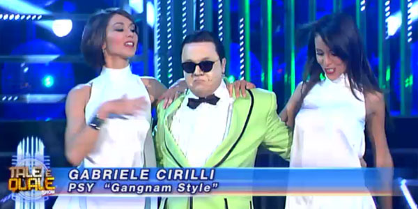 tale e quale show gabriele cirlli psy gangnam style
