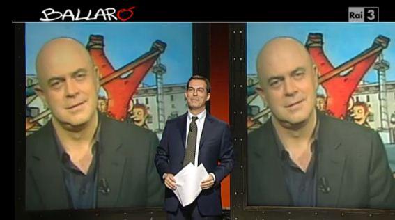 La copertina del 4 dicembre di Maurizio Crozza a Ballarò