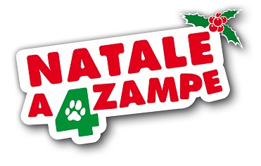 foto del logo di natale a quattro zampe