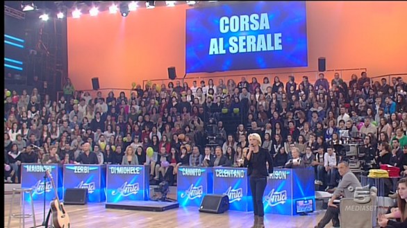 Foto puntata corsa al serale di Amici 12